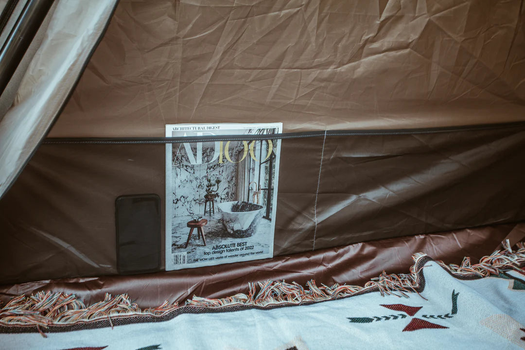 【KingCamp｜キングキャンプ】バリ・ハンモック・テントセット 子供用ハンモック付き（ベージュ×ブラック×ホワイト）