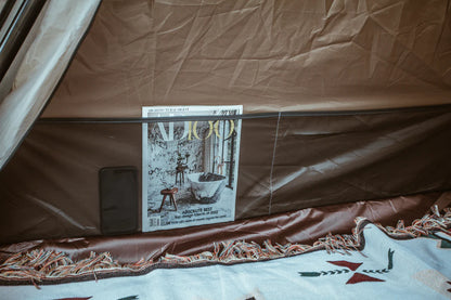 【KingCamp｜キングキャンプ】バリ・ハンモック・テントセット 子供用ハンモック付き（ベージュ×ブラック×ホワイト）