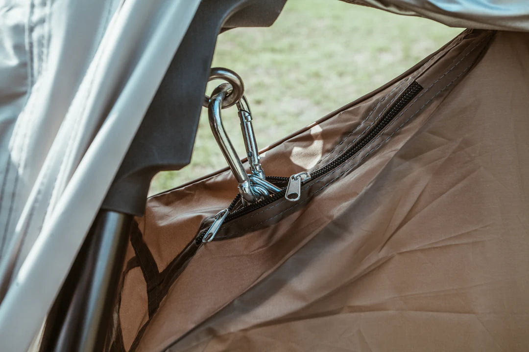 【KingCamp｜キングキャンプ】バリ・ハンモック・テントセット 子供用ハンモック付き（ベージュ×ブラック×ホワイト）