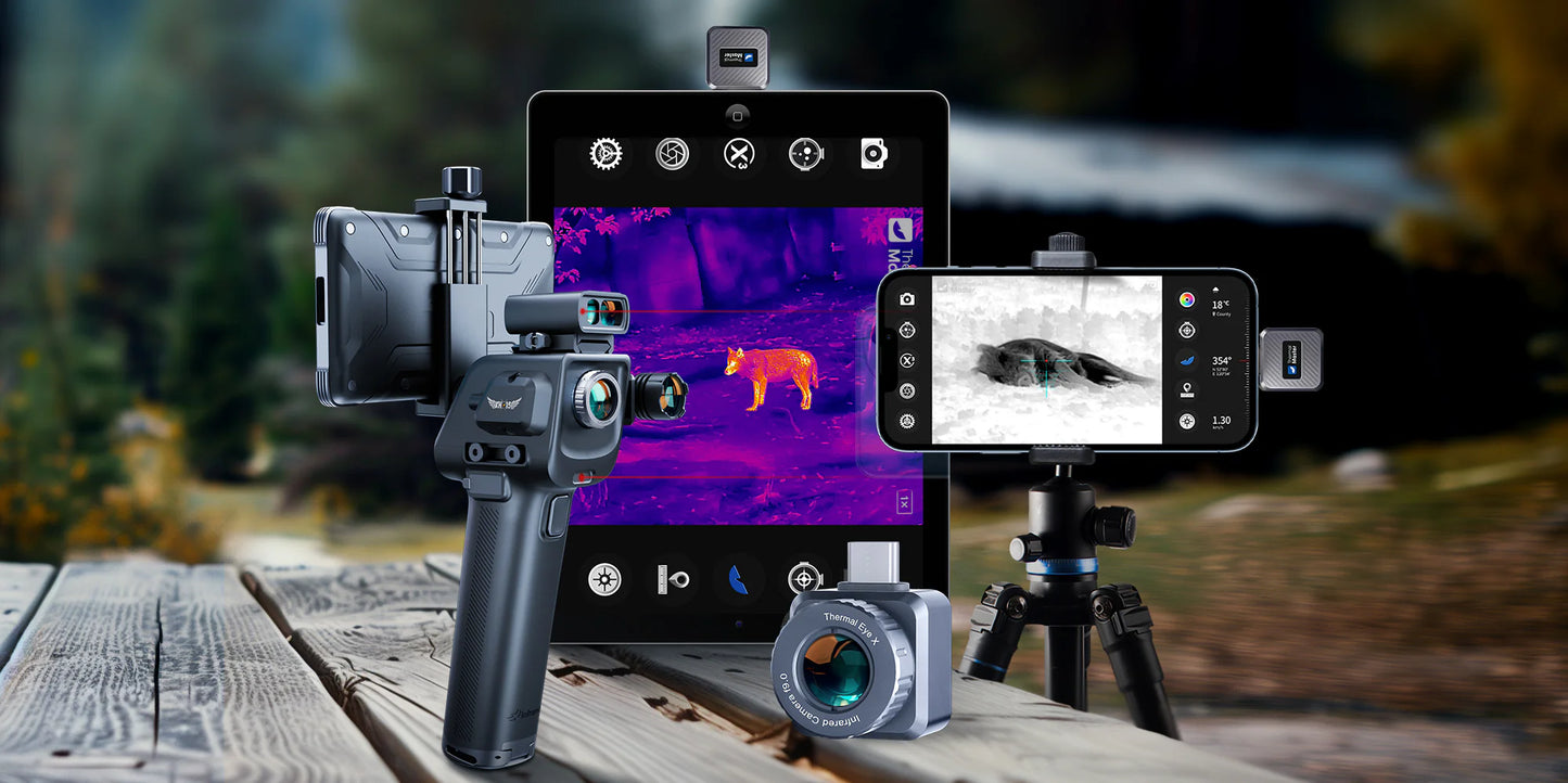 【超小型赤外線スコープ】Thermal Master X2｜iOS & Android対応｜15倍ズーム・高感度ナイトビジョン・50Hz表示・ハンティング/捜索向け高性能モデル