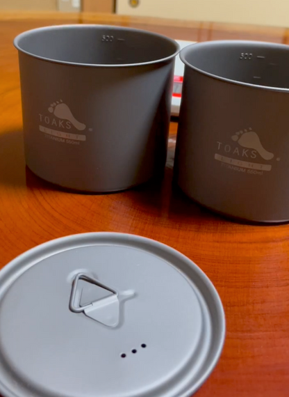 新品 TOAKS チタン アルコールストーブ 900mlセット 想像を超える軽さ