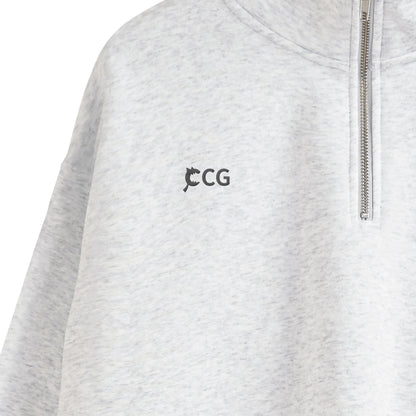 CCG Half Zip Sweatshirt – Embroidery ash image