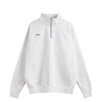 CCG Half Zip Sweatshirt – Embroidery ash image