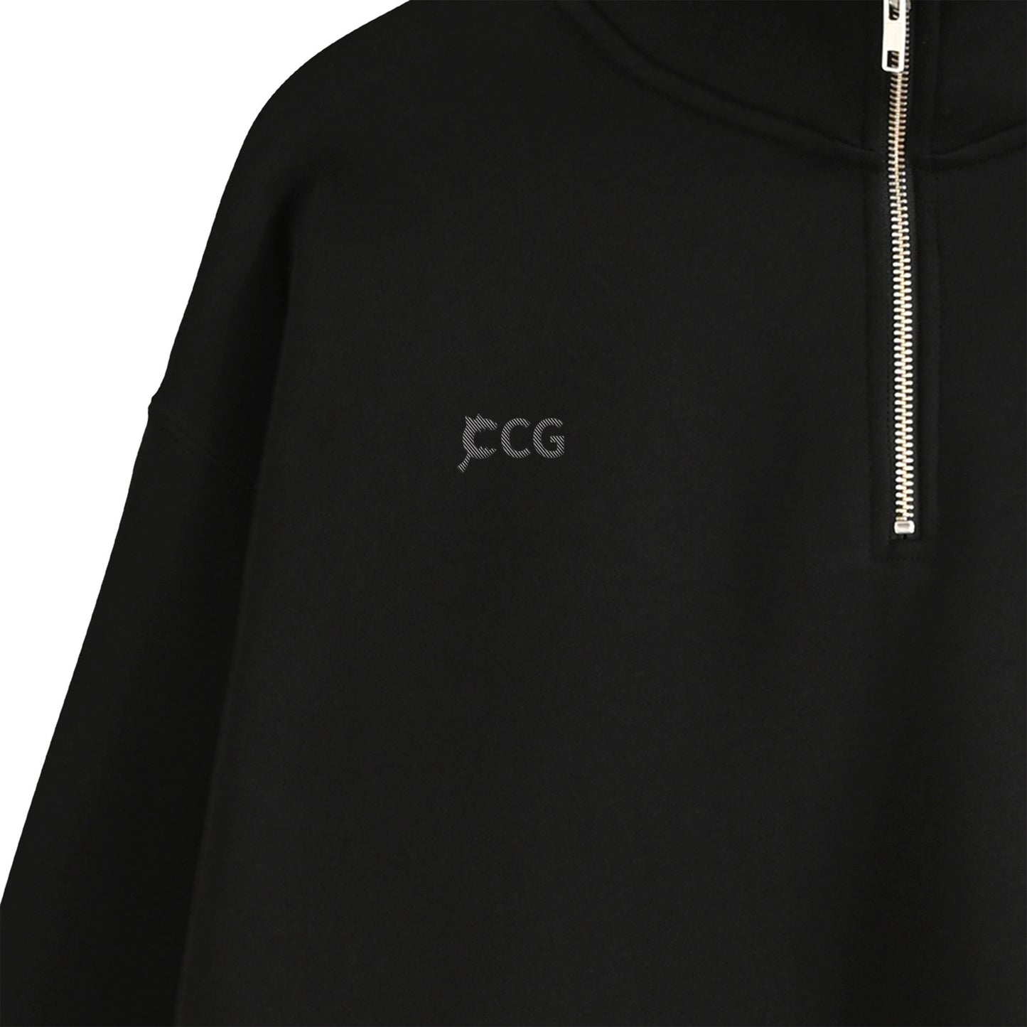 CCG Half Zip Sweatshirt – Embroidery black image