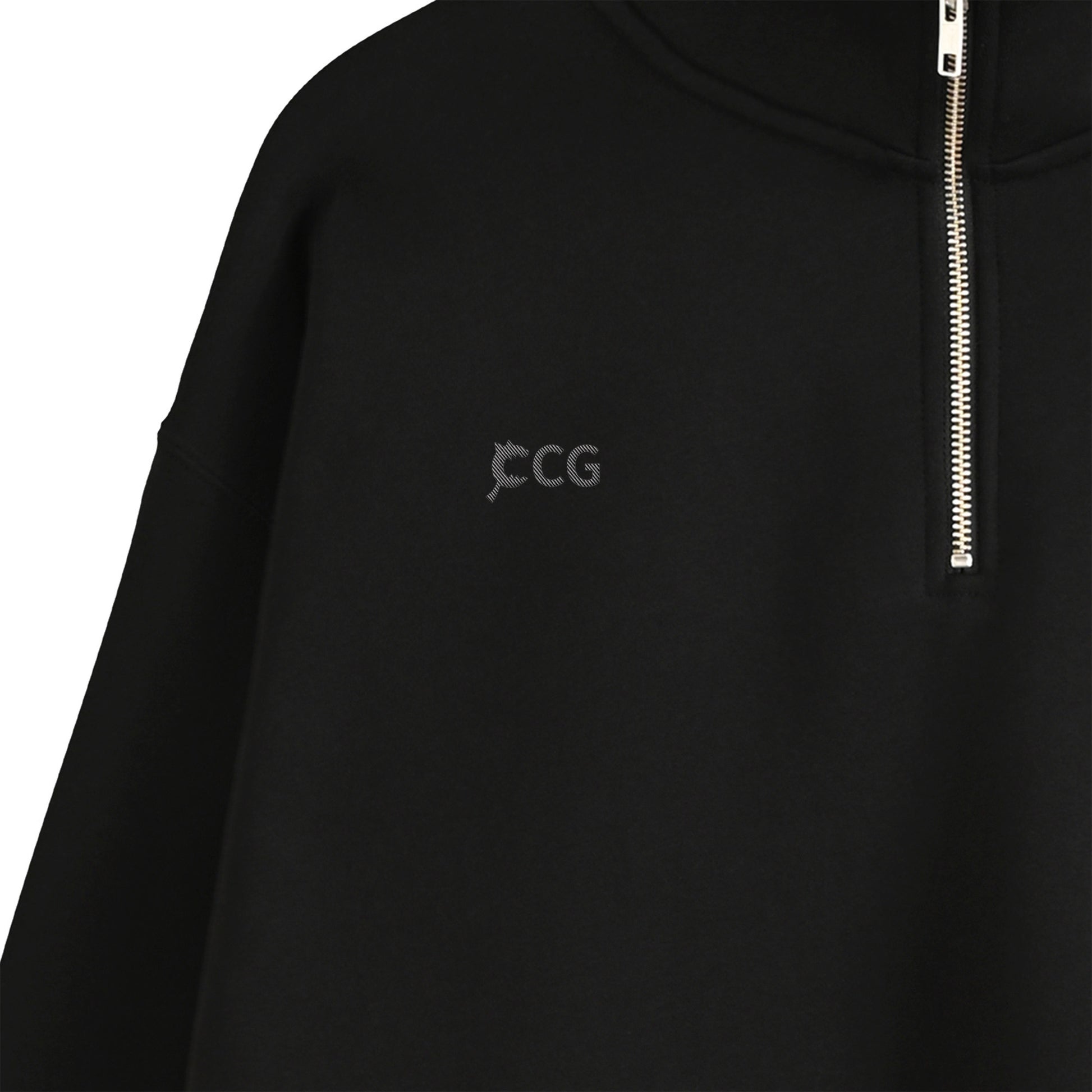 CCG Half Zip Sweatshirt – Embroidery black image