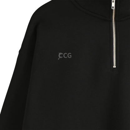 CCG Half Zip Sweatshirt – Embroidery black image