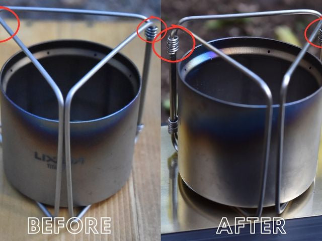 KALUGII カルギイ チタン五徳 TG-3P【純チタン製】超軽量 アルコールストーブ用