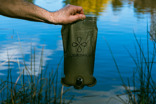 PURIBAG プリバッグ Adventure Bladder 2L 携帯浄水ウォーターブラダー｜0.1ミクロン中空糸膜フィルター搭載