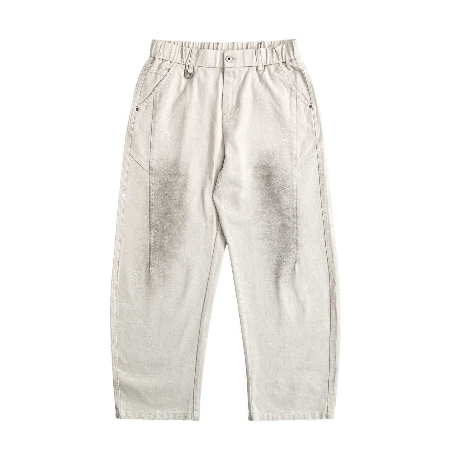 BEYOND RULES BONNOU ウォッシュドワイドデニムパンツ off-white image