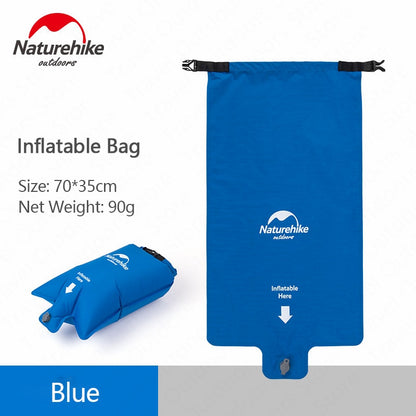 Naturehike インフレータブルエアーマット｜1人用・2人用／枕あり・枕なし・ワイド／Blue・Orange
