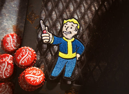 PDW（ピー・ディー・ダブリュー） Vault Boy EDC Morale Patch（ヴォルトボーイ EDC モラールパッチ） ワッペン・ベルクロパッチ
