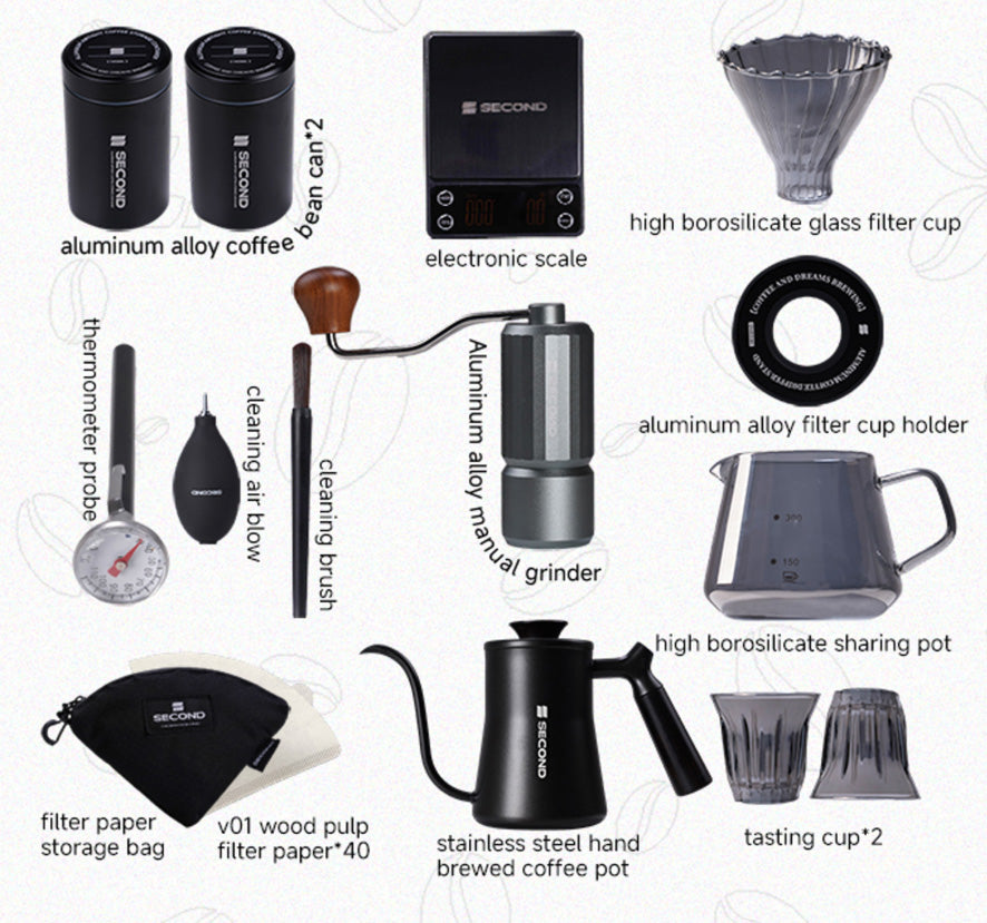 Rockbrook SC20 Cafe Master Coffee Box Set｜12点セット・チタン