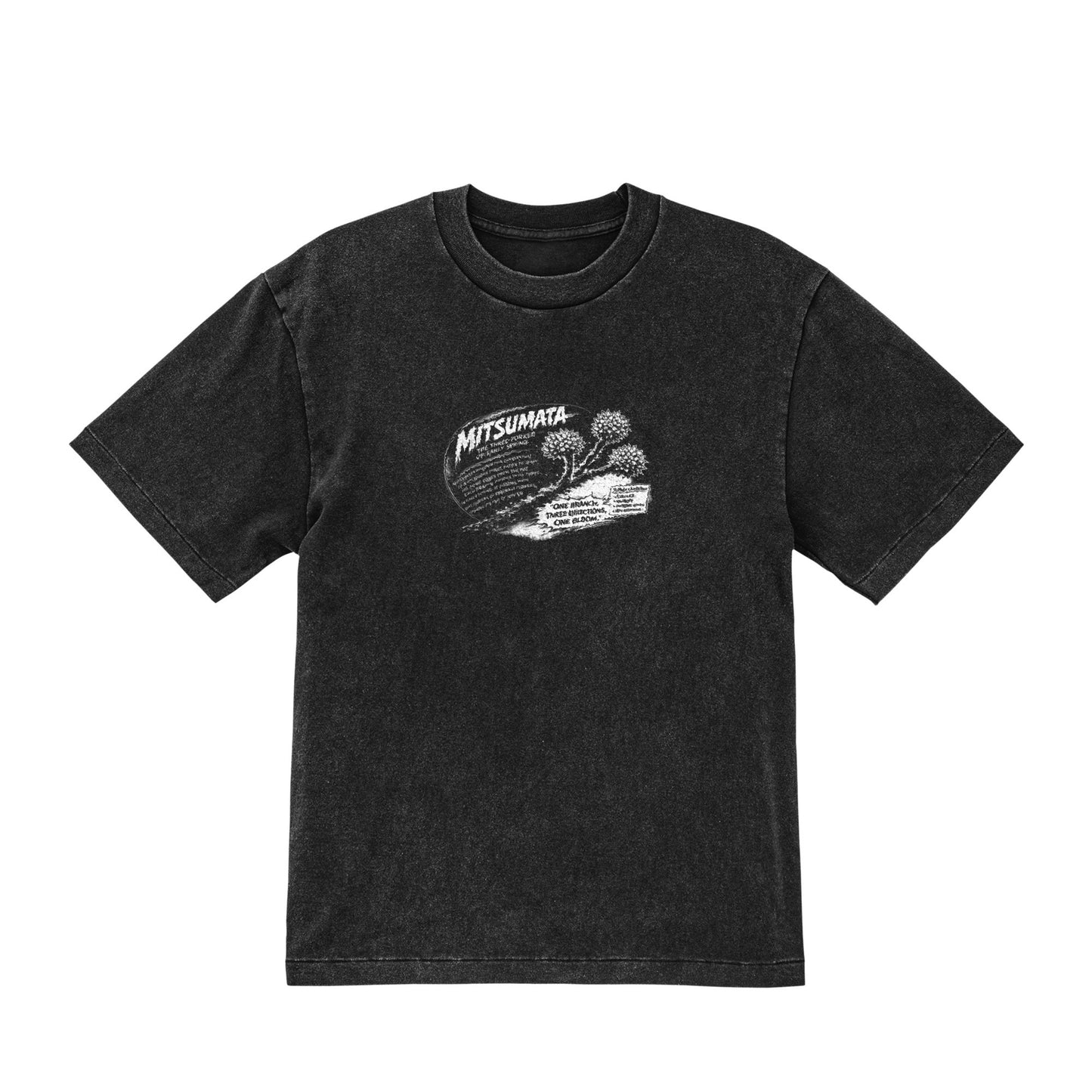 ミツマタ ヴィンテージフェード Tシャツ / MITSUMATA Graphic Fade Tee fade-black image