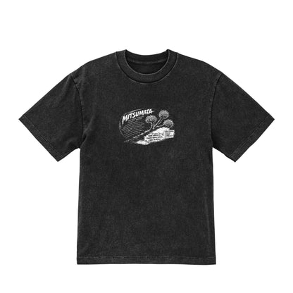 ミツマタ ヴィンテージフェード Tシャツ / MITSUMATA Graphic Fade Tee fade-black image