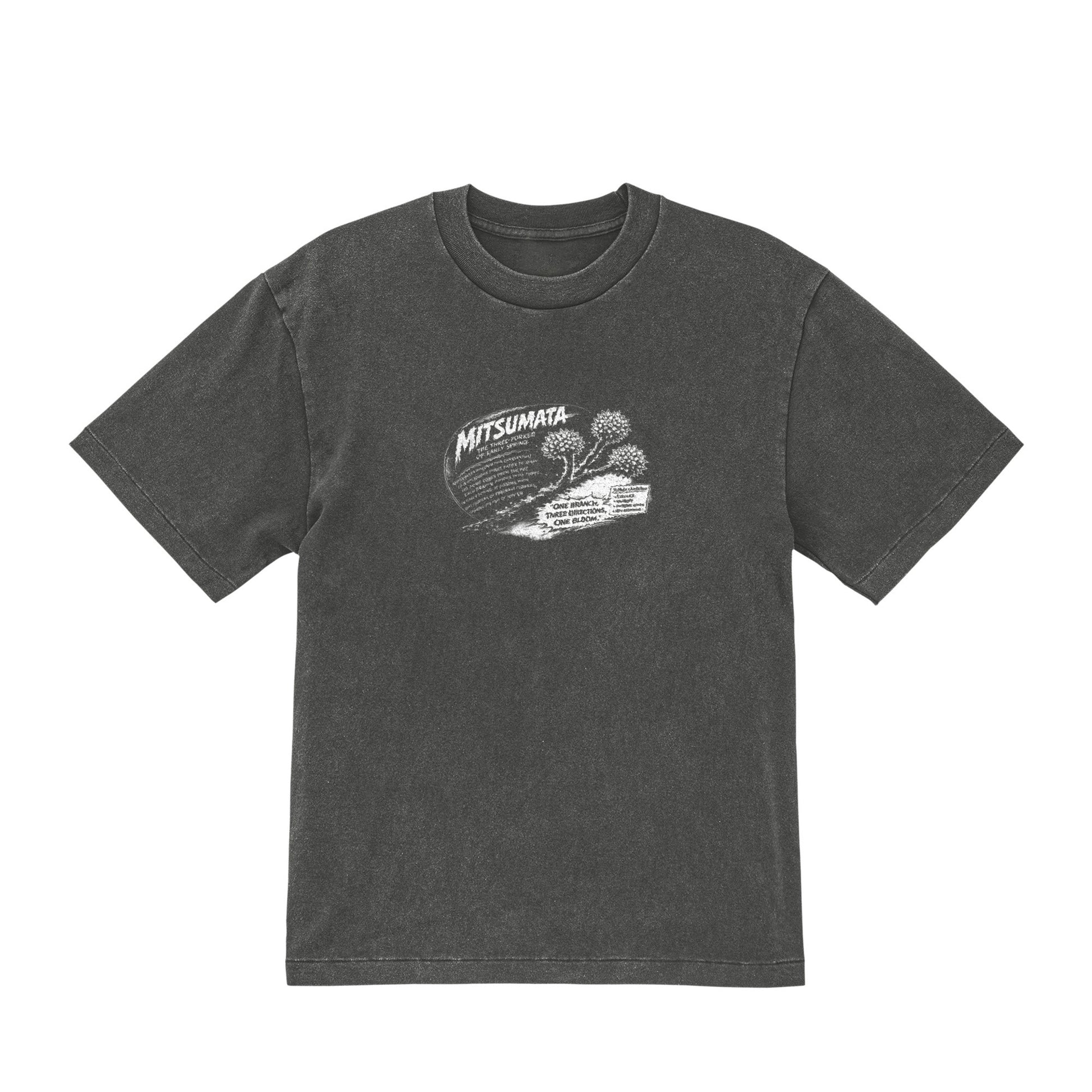 ミツマタ ヴィンテージフェード Tシャツ / MITSUMATA Graphic Fade Tee fade-gray image