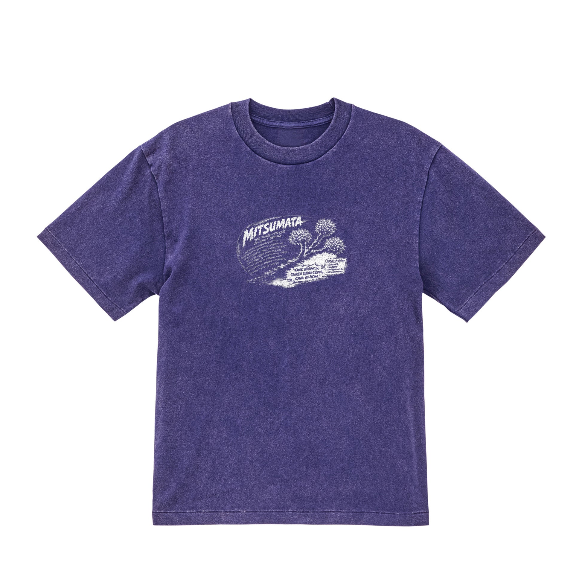 ミツマタ ヴィンテージフェード Tシャツ / MITSUMATA Graphic Fade Tee fade-purple image