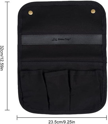 山趣（やましゅみ） SHINETRIP シャイントリップ Kermit Chair Side Pocket Khaki / Black（A400-T00 / A400-H00）サイドポケット