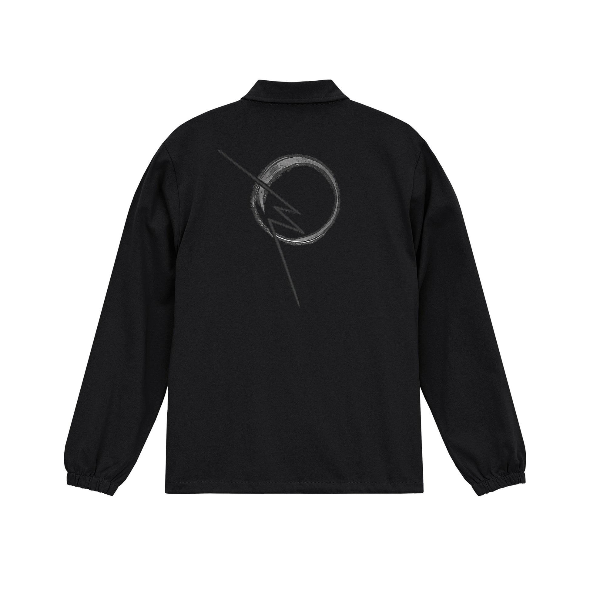 BROKEN CIRCLE COACH JACKET ブロークンサークル コーチジャケット 綿100％ black image