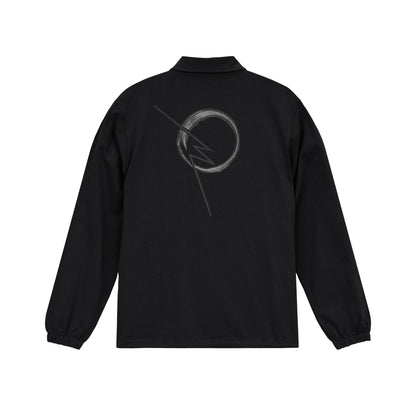 BROKEN CIRCLE COACH JACKET ブロークンサークル コーチジャケット 綿100％ black image