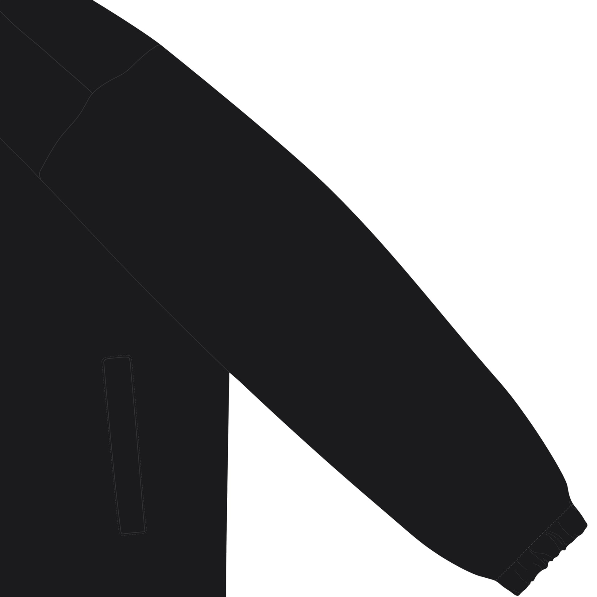 BROKEN CIRCLE COACH JACKET ブロークンサークル コーチジャケット 綿100％ black image