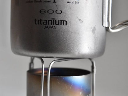 KALUGII カルギイ チタン五徳 TG-3P【純チタン製】超軽量 アルコールストーブ用