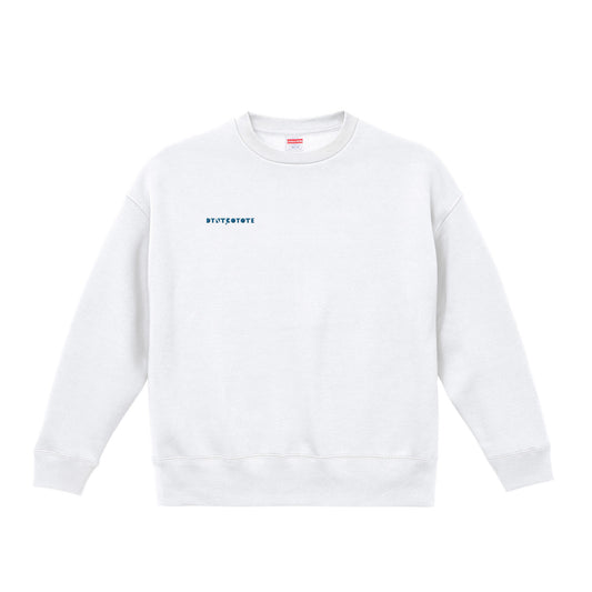 DYNT COYOTE ビッグシルエット スウェットトレーナー（刺繍ロゴ） white image