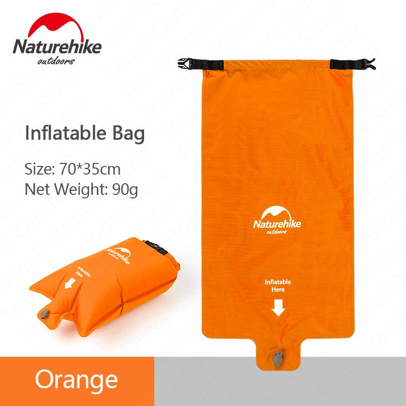Naturehike インフレータブルエアーマット｜1人用・2人用／枕あり・枕なし・ワイド／Blue・Orange