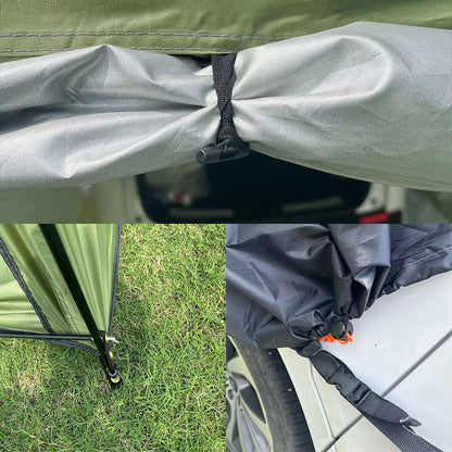 Outdoor Car Trunk Rear Tent with Canopy｜車中泊＆キャンプ用 リアテント 日除け・防水