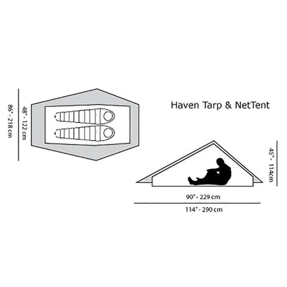 SIX MOON DESIGNS Haven 防水布 六月設計 Haven 防水布 500 克，適合 2 人