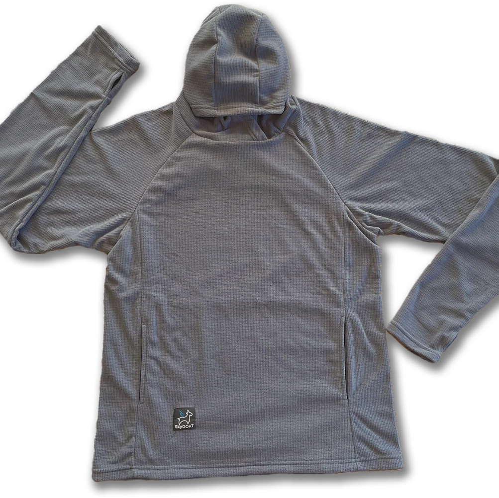 SkyGOAT（スカイゴート）CAMP Hoodie メンズ｜GOATgrid マイクログリッドフリース フーディー