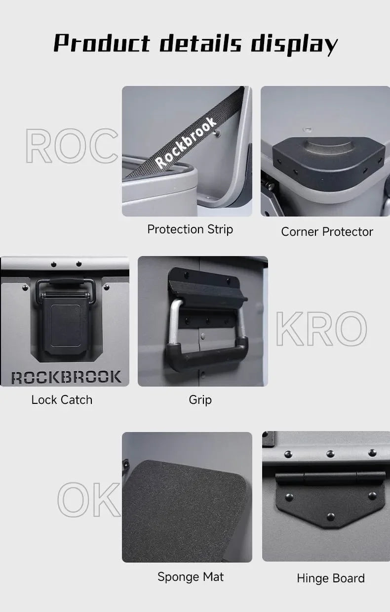 Rockbrook 20th Anniversary Limited Edition 50L Aluminum Table Box Rockbrook 50L GREY/BLACK Aluminum Table Box KARGO ANNI2024 BX1025