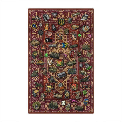 M-TAC（エムタック） Patch Panel Rug 845×1350 パッチパネル ラグ（51707000）