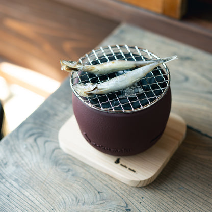 mokumoku（モクモク） ちいさな火ばち Small Hibachi 炭火コンロ（moku-m-hib）