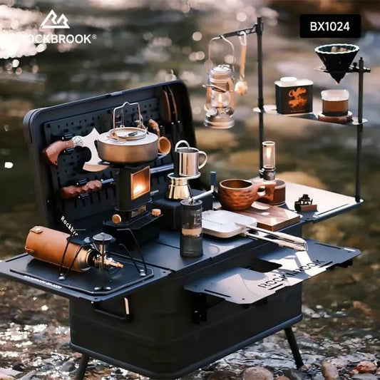 Rockbrook 50L 黑色鋁製桌盒 KARGO PRO BX1024 57X38X28CM