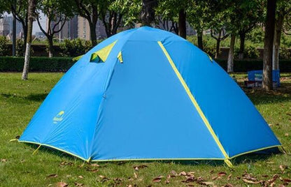 Naturehike ダブルドア防水キャンプテント｜1〜2人用／3人用・ダブルレイヤー・高耐水アルミポールテント