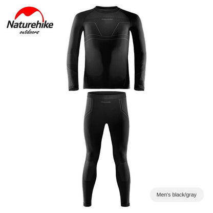 Naturehike 高機能スキー用インナーウェア上下セット｜吸湿速乾・保温・抗菌防臭・アウトドア用