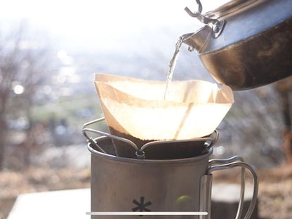 KALUGII カルギイ ユーエル クイックフォールド コーヒードリッパー（チタン） 「ケース付き」 U.L. QuickFold Dripper（Titanium）