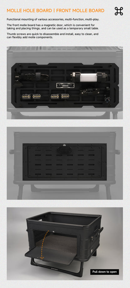Rockbrook BX1027 PARK 60L アルミテーブルボックス