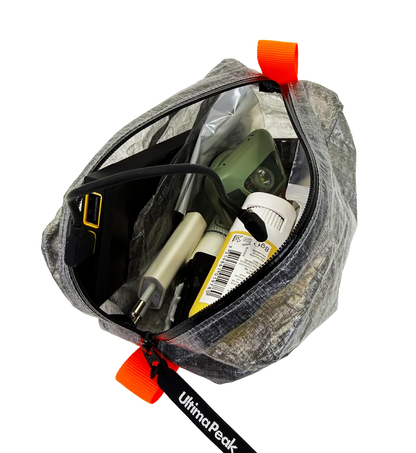 UltimaPeak（ウルティマピーク）AeroStash™（エアロスタッシュ）Dyneema® 超軽量スタッフバッグ 1L パワーバンクポケット付き 13g