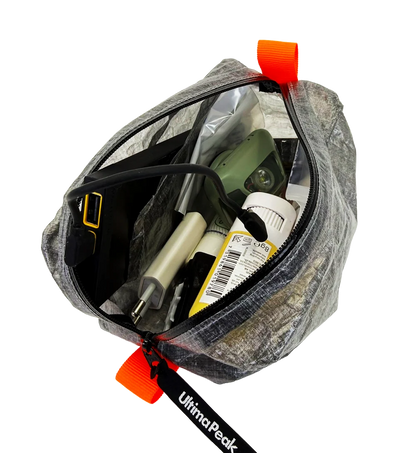 UltimaPeak（ウルティマピーク）AeroStash™（エアロスタッシュ）Dyneema® 超軽量スタッフバッグ 1L パワーバンクポケット付き 13g