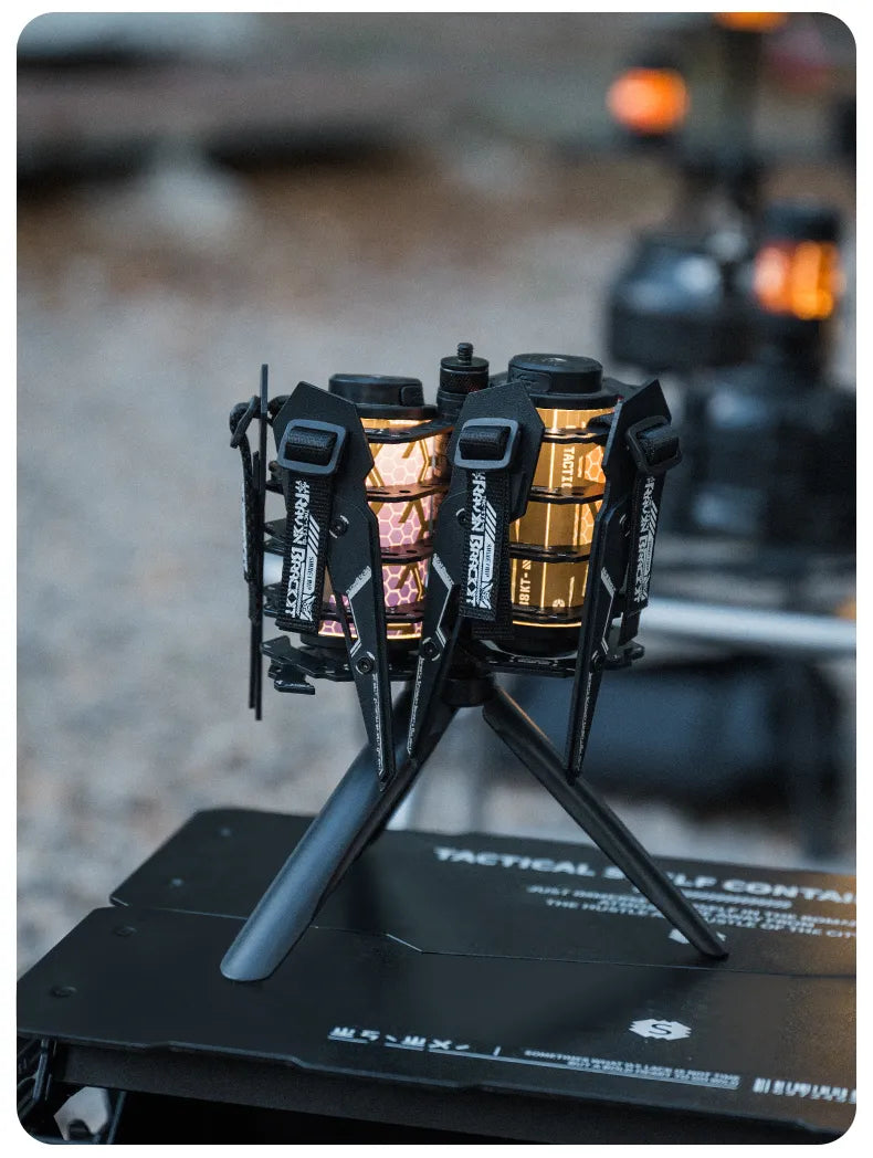 山趣（ShineTrip） ST-05シリーズ ディープウィング メカ ライトアレイ（ライトスタンド／収納ボード）A552-H01 ブラック