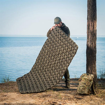 M-TAC（エムタック） M-TAC Inflatable Sleeping Pad ダブル エアーマット 195×120×5cm（60019001）オリーブ