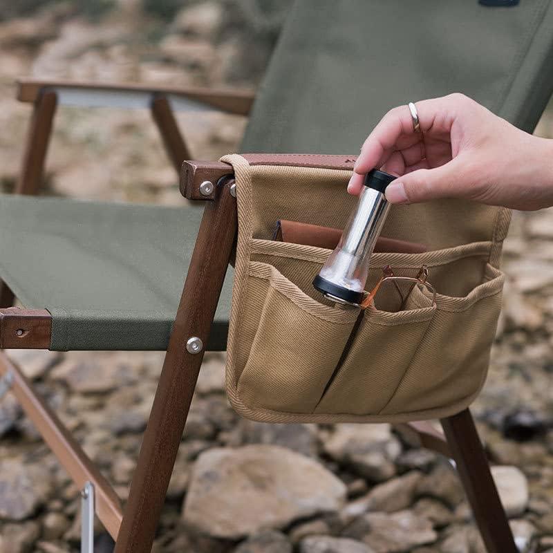 山趣（やましゅみ） SHINETRIP シャイントリップ Kermit Chair Side Pocket Khaki / Black（A400-T00 / A400-H00）サイドポケット