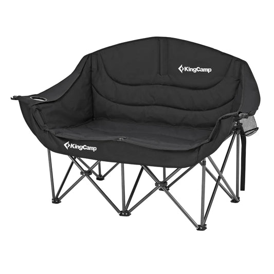 【KingCamp｜キングキャンプ】CANNA C20 二人掛けアウトドアチェア｜折りたたみ式 耐荷重200kg 肘掛け付き