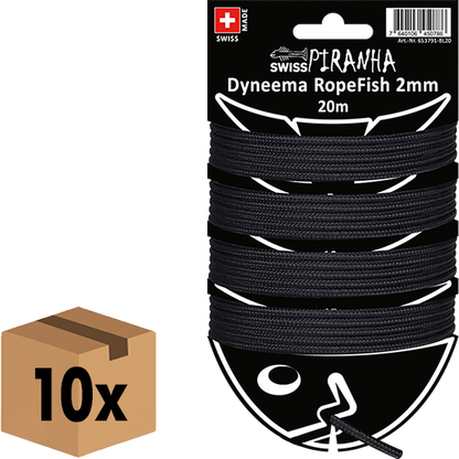 SwissPiranha（スイスピラニア）Dyneema RopeFish 20m 2mm（ダイニーマ ロープフィッシュ）高強度コード