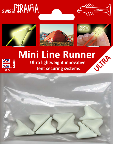 SwissPiranha（スイスピラニア）Mini Line Runner（ミニ ラインランナー）8個入り ガイラインテンショナー