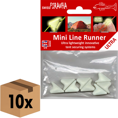 SwissPiranha（スイスピラニア）Mini Line Runner（ミニ ラインランナー）8個入り ガイラインテンショナー