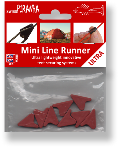 SwissPiranha（スイスピラニア）Mini Line Runner（ミニ ラインランナー）8個入り ガイラインテンショナー