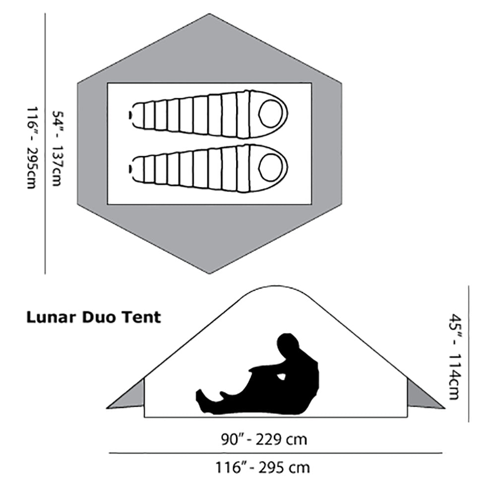 Six Moon Designs Lunar Duo Shelter 1100g Tent Tarp Bivy for 2 people Six Moon Designs Lunar Duo Shelter