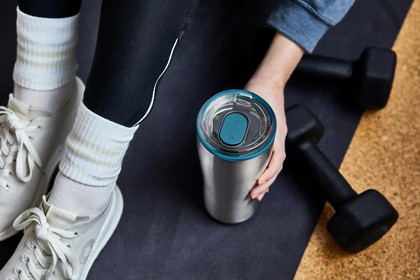 Black+Blum（ブラックブルム） 保温保冷トラベルタンブラー 600ml ステンレスボトル Ocean / Olive